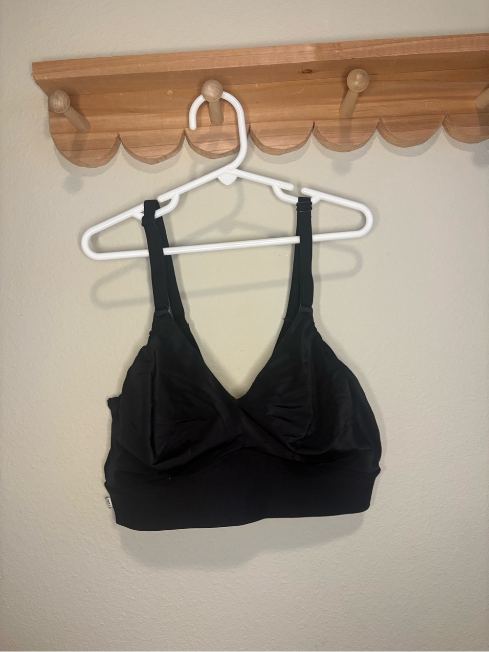 Women’s Black Comfort Bra with Adjustable Straps